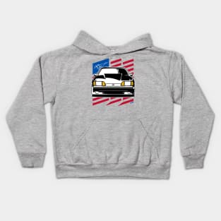 Foxbody Ford Mustang GT US Flag Kids Hoodie